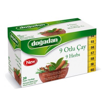 Dogadan - 9 Otlu Cay - 34g (20 sáčků) 