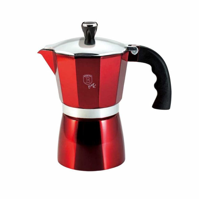 Coffee Maker BERLINGERHAUS Red - 3 cups 