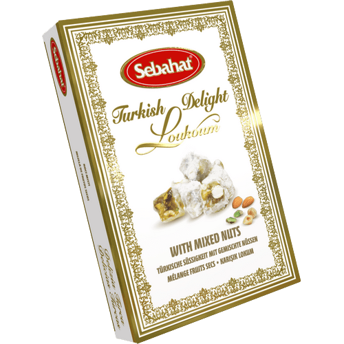 Turkish Delight - SEBAHAT - Mixed Nuts Lokum 250g