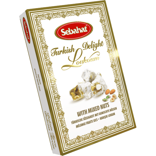 SEBAHAT - Turkish Delight - Mixed Nuts Lokum 180g