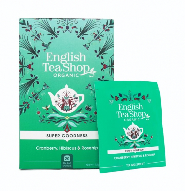 ETS - Super Goodness - Cranberry, Hibiscus, Rosehip, 20 sáčků