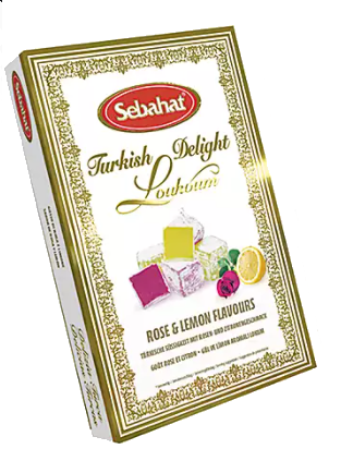 Turkish Delight - SEBAHAT - Rose and Lemon 250g