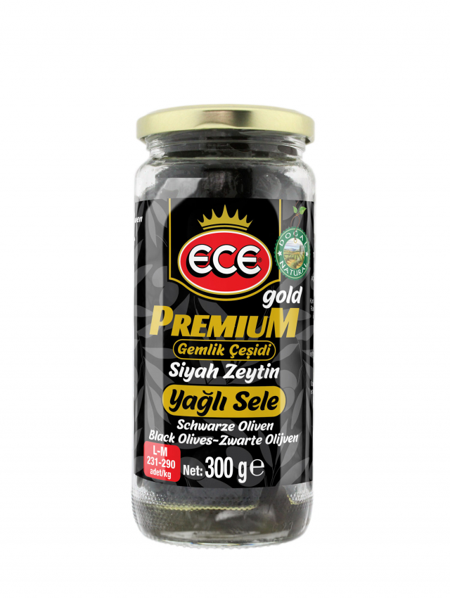 ECE - Premium Siyah Zeytin - turecké olivy 300g