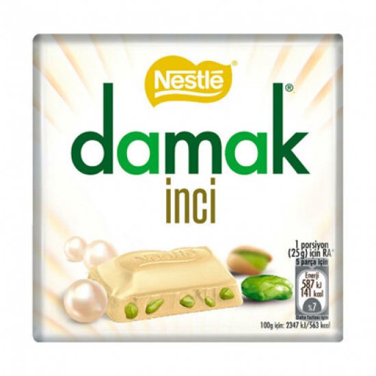 DAMAK - Chocolate Pistachios Inci White (bílá) 60g