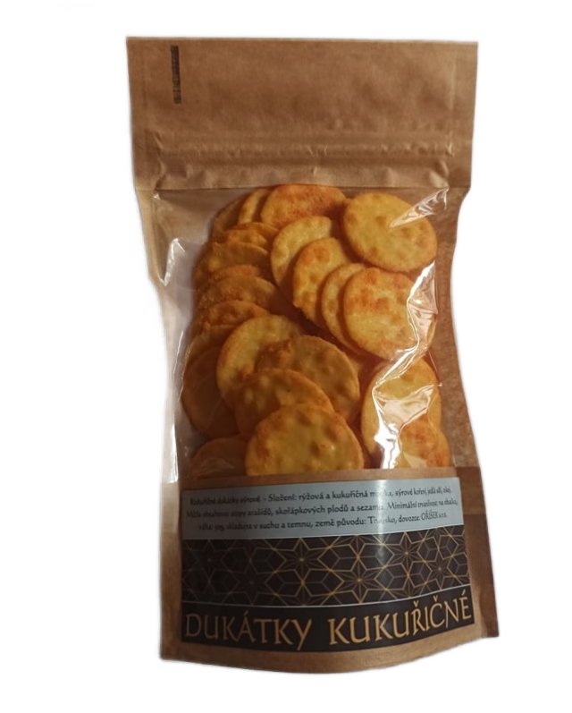 Dukátky kukuřičné sýrové 50g