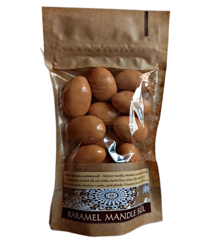 Mandle ve slaném karamelu 80g