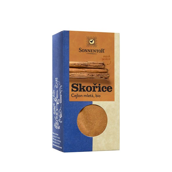 Sonnentor - koření - Skořice Cejlon BIO, mletá, 40g