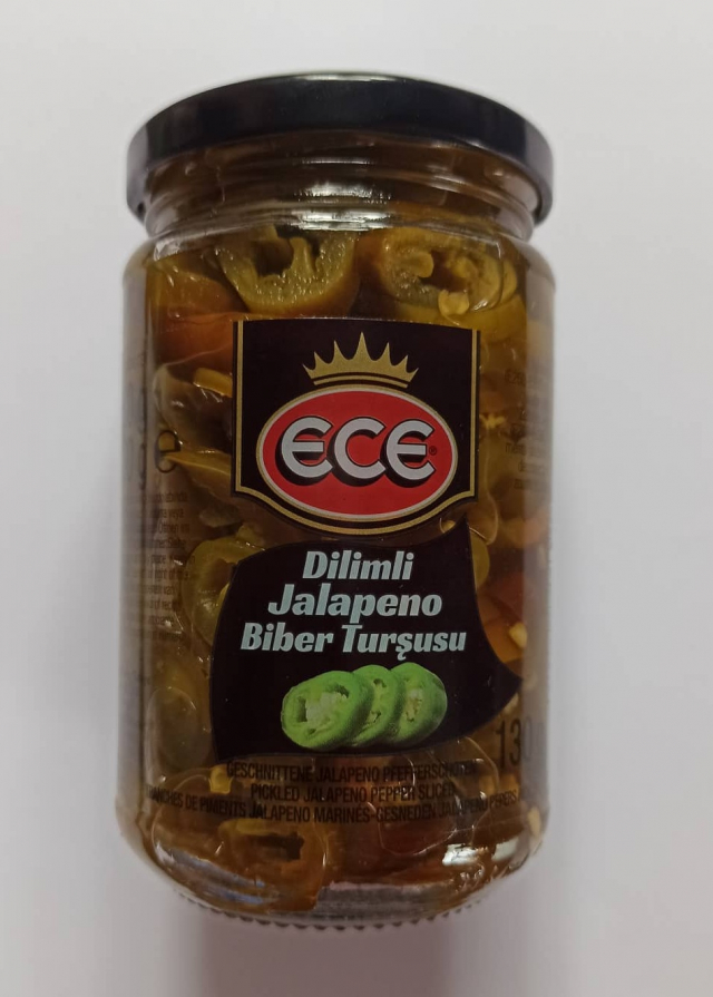 ECE - Dilimli Jalapeno Biber Tursusu - chilli papričky      