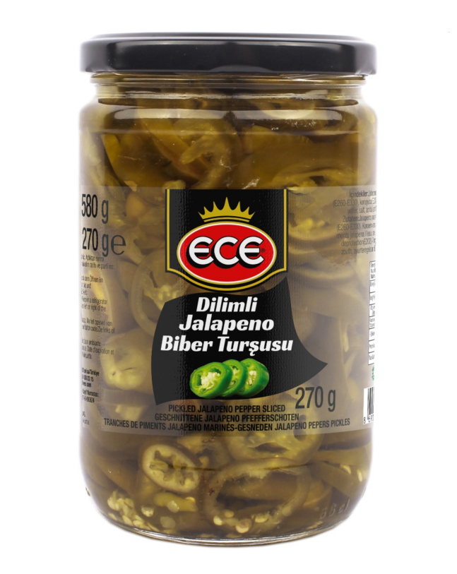 ECE - Dilimli Jalapeno Biber Tursusu - chilli papričky      