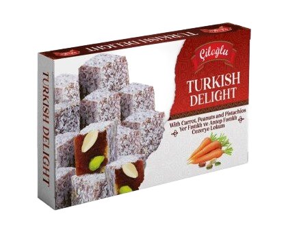 CILOGLU - Turkish Delight - Carrot, Peanuts and Pistachio 300g