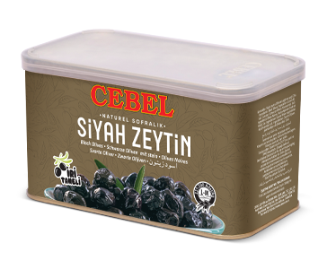 CEBEL - Siyah Zeytin - turecké olivy s peckou 750g