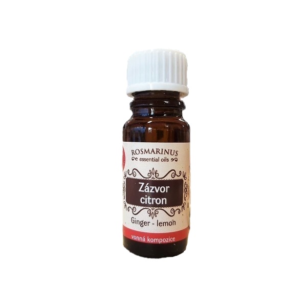 Přírodní aroma olej Zázvor-citron, 10ml