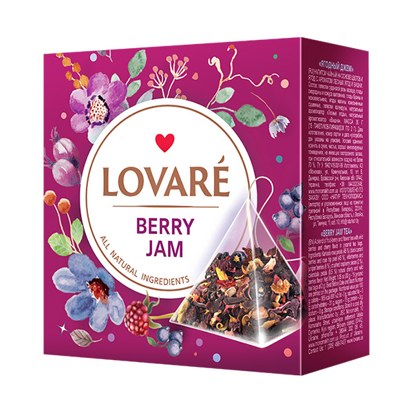 LOVARÉ - Berry Jam, 15 pyramidek