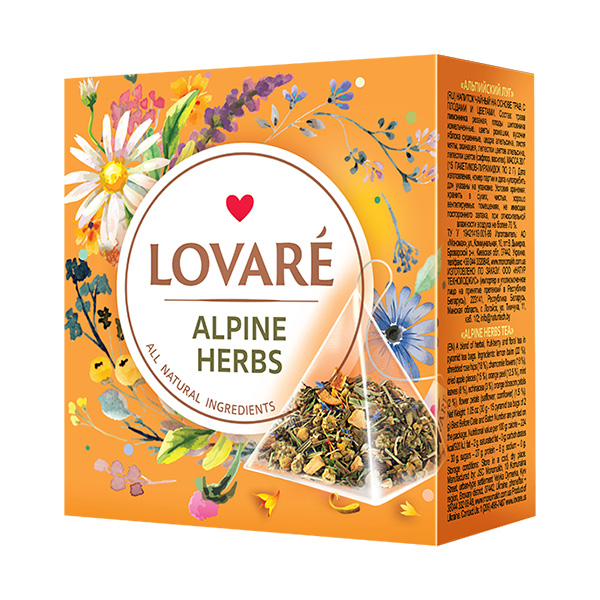LOVARÉ - Alpine Herbs, 15 pyramidek