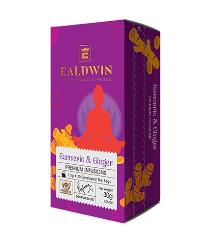 EALDWIN - Turmeric & Ginger, 20 sáčků