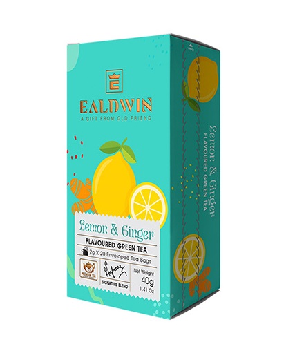 EALDWIN - Lemon & Ginger, 20 sáčků