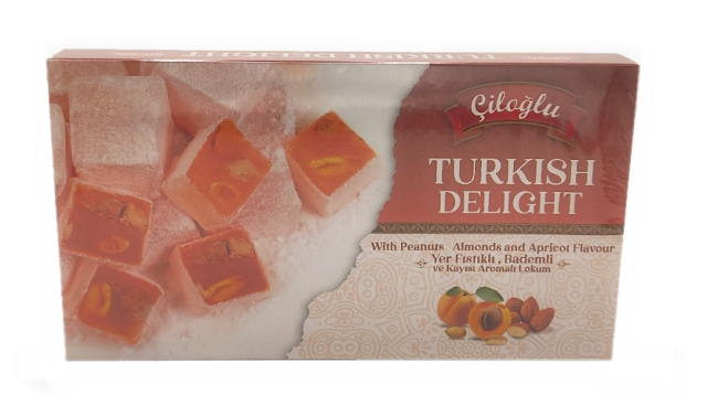 CILOGLU - Turkish Delight - Peanuts, Almonds, Apricot 300g