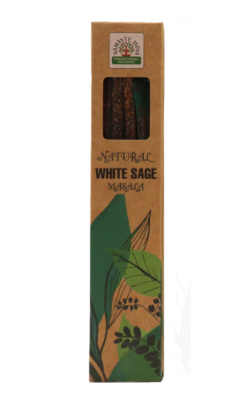 Indické vonné tyčinky Namaste India White Sage