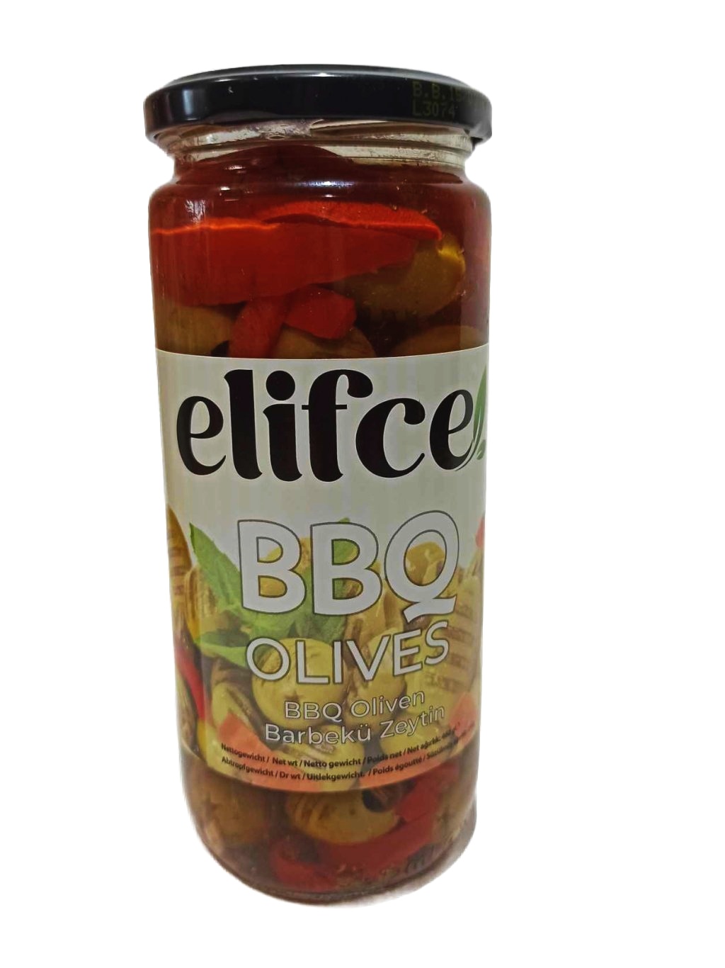 Elifce - BBQ Olives - grilované olivy, 460g