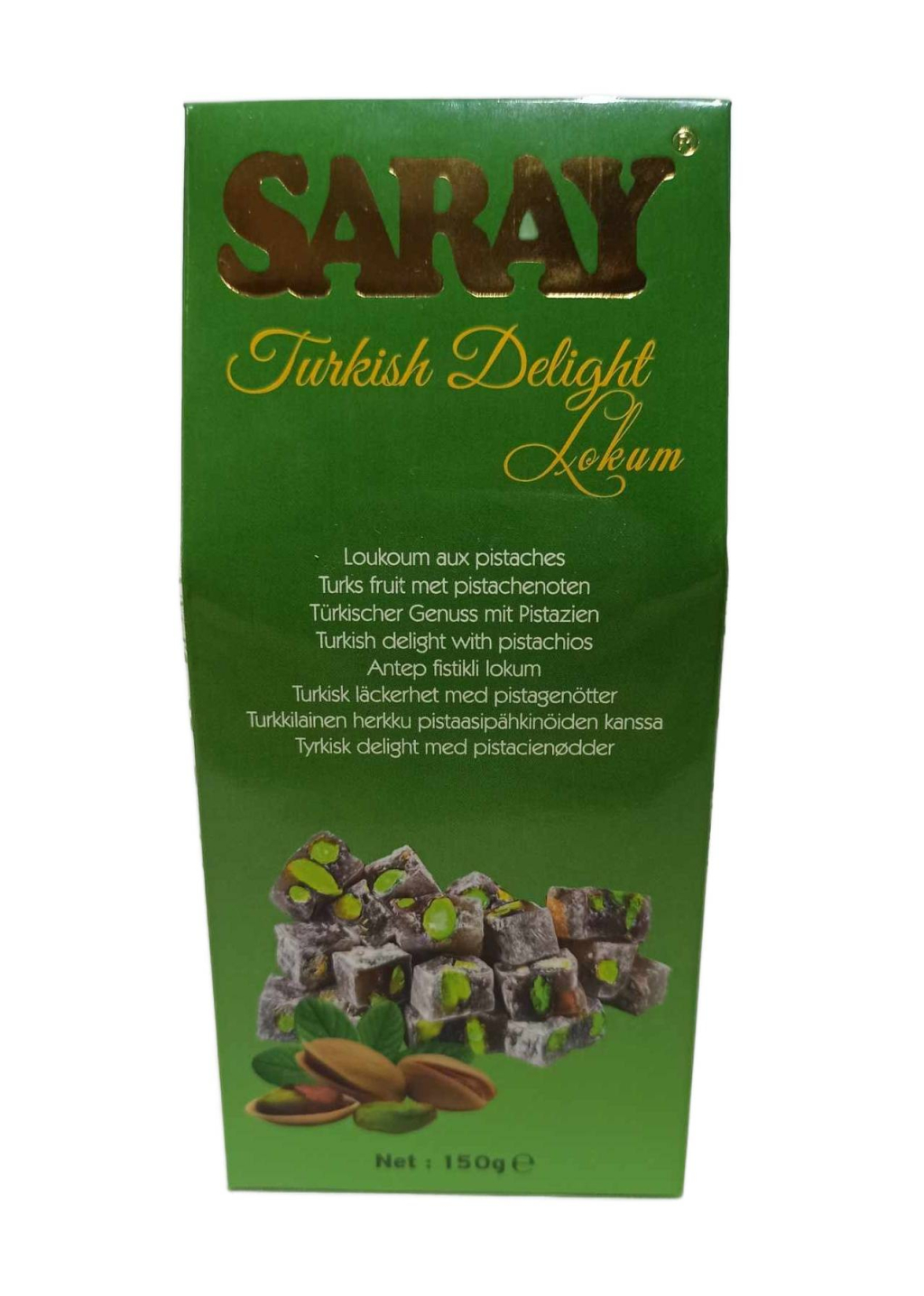 SARAY - Turkish Delight - Antepfistikli Lokum 150g