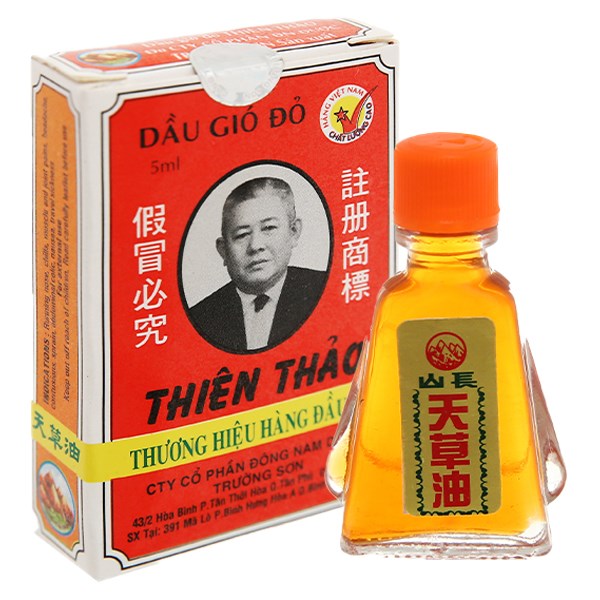 Vietnamský olej THIEN THAO Dau Gio Do 5 ml