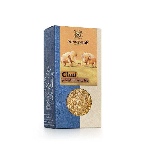 Sonnentor - koření - Chai polibek Orientu (směs květů a koření s cukrem), 70g