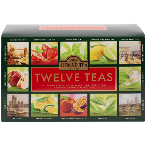 Ahmad - Twelve Teas 120g (60 sáčků)
