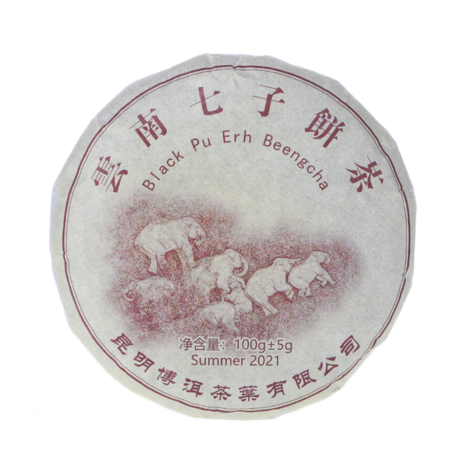 Pu Erh Elephant Black Small Beengcha Summer 2021 - 100g