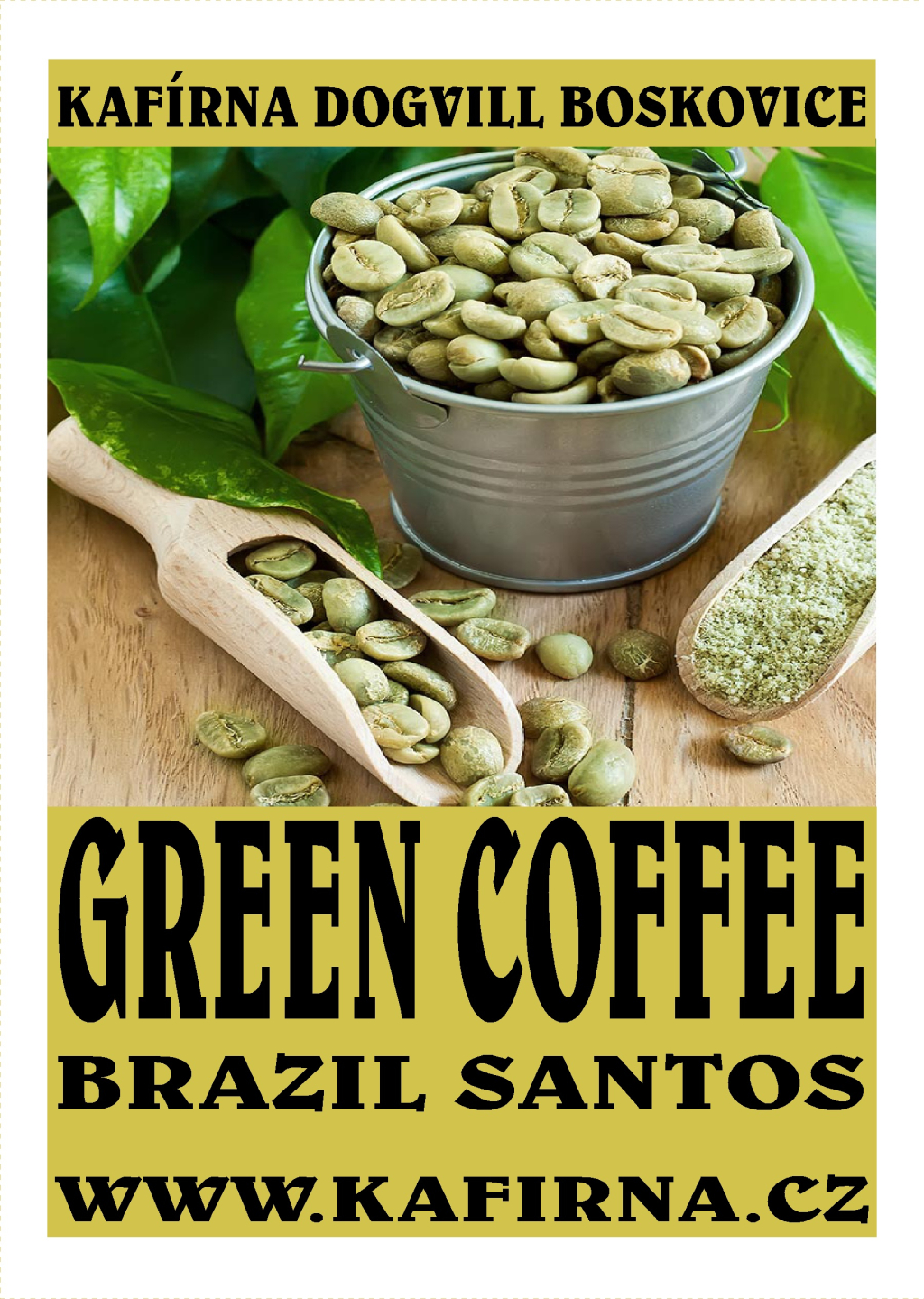 GREEN COFFEE - mletá zelená káva