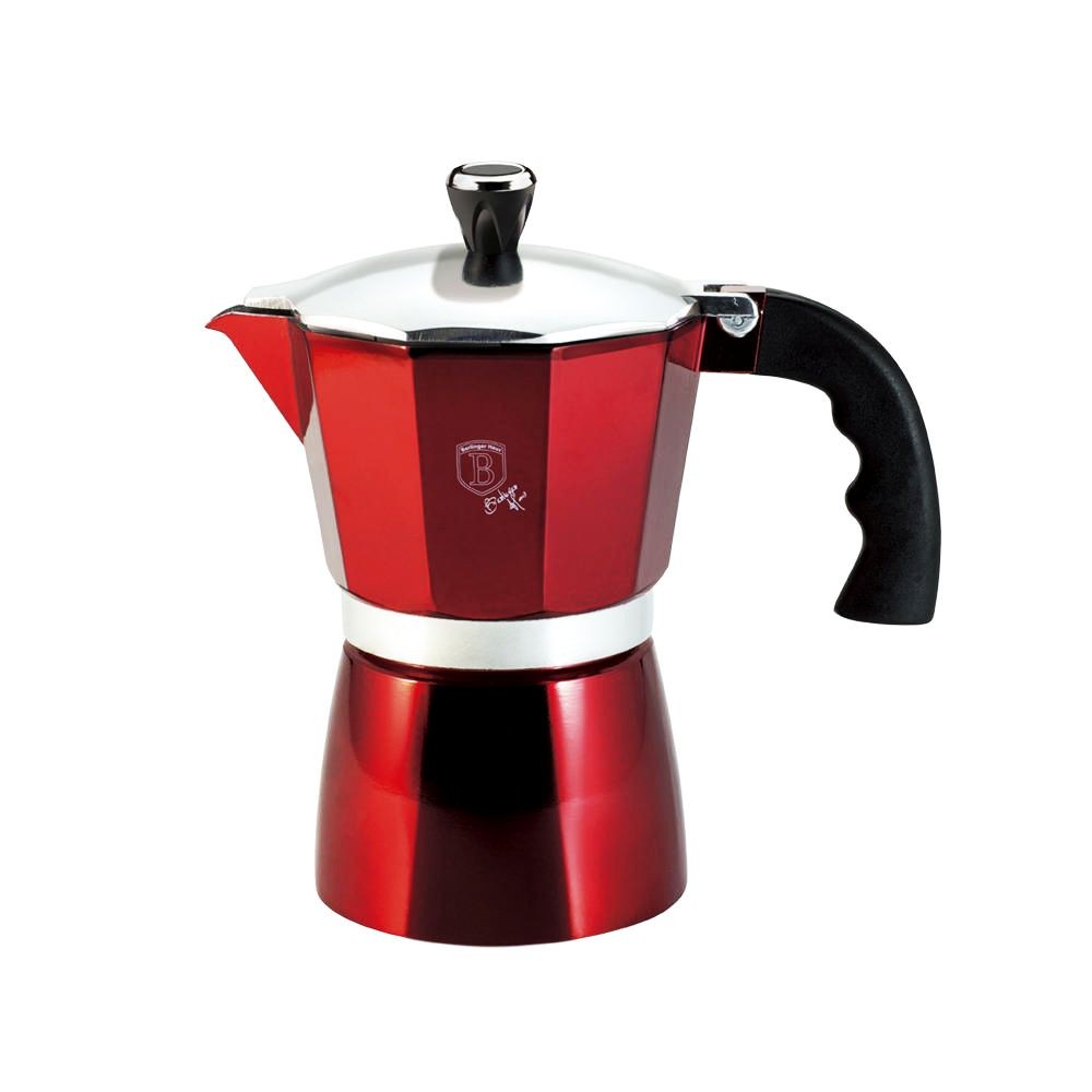 Coffee Maker BERLINGERHAUS Red - 2 cups