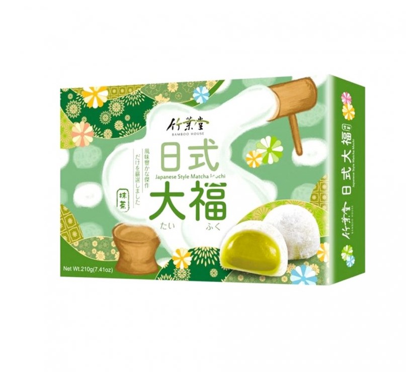 Mochi with Green Tea 210g